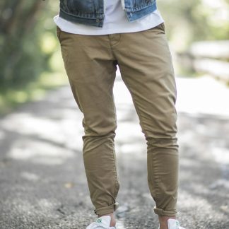 Ryt4Sj Men's Straight Fit Chino Pants — Cotton Twill