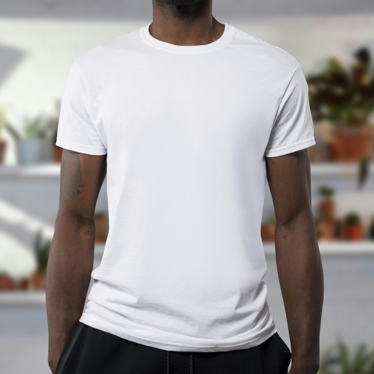 Ryt4Sj Men's Classic Crew Neck T-Shirt — Soft Cotton Everyday Tee